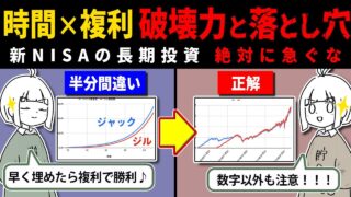 【注意点も】新NISA投資における時間と複利の破壊力と懸念点