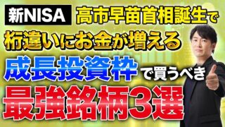 新NISAの成長投資枠で買うならこの3つ!今後期待が高まる企業を紹介します!