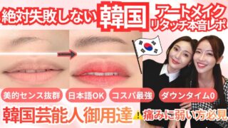 【🇰🇷韓国美容アートメイクレポ】⚠️金ドブ回避  ダウンタイム0。美容看護師オススメ 圧倒的黄金比のアートメイクを受けるならここ行って。他院修正OK、痛み弱様OK、メイクアップアーティストオーナーです