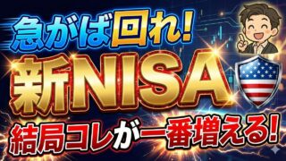 【勝ち組】新NISAは結局コレが一番増える!月3万円投資が3000万円になるカラクリとは?【新NISA/つみたて投資枠/成長投資枠/オルカン/S&P500】