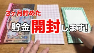 【封筒貯金】3ヶ月は無収入でも安心できる私の家計管理/封筒貯金開封/5人家族/小学生３人/アラフォー夫婦