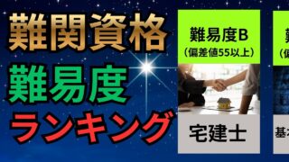 【最新】難関資格 難易度ランキング