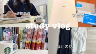 【study vlog】就活の話｜資格勉強して良かった事、変わった事【簿記1級】