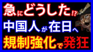 9/30 日本が在留資格を厳格化した効果を発表。すると中国人が在日中国人を猛批判したワケとは