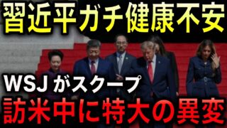 【WSJが習近平の健康異変をスクープ】習近平が米国に“専用休憩室”を要求し、側近も締め出して5時間の休憩！さらにワーキングランチまで中止！歩ける時間も限られていたとの衝撃報道！【光岡かつみの報道解説】