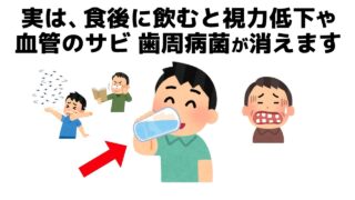 【雑学】誰かに話したくなる健康と人の役立つ雑学